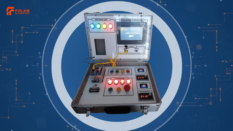Industrial Automation Training Kit with PLC and HMI