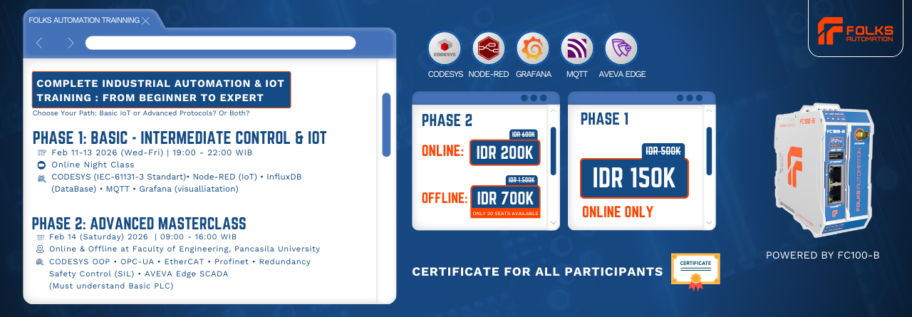 Pelatihan & Sertifikat PLC IoT