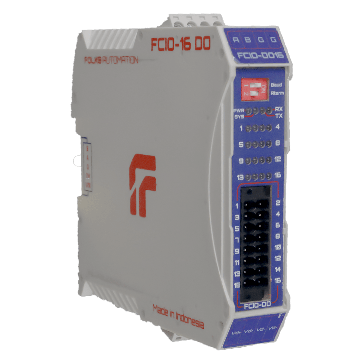 FCIO-DO16 Unit Top View