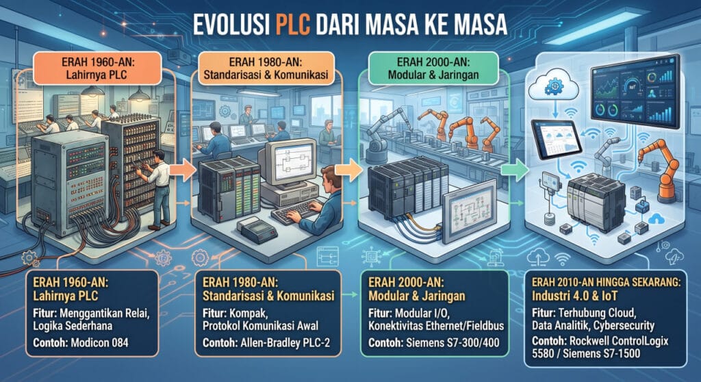 Folks Automation - Evolusi PLC dari Masa ke Masa