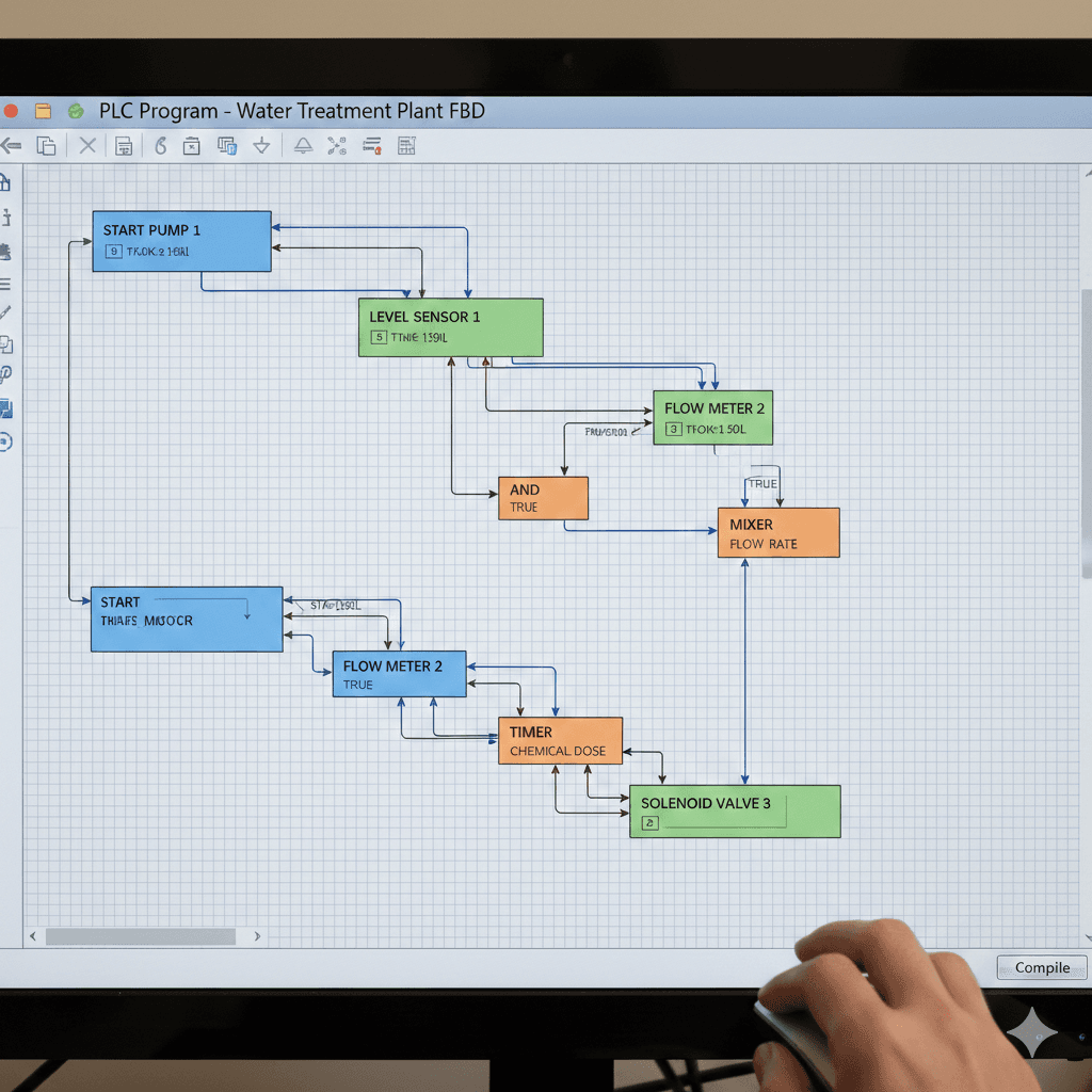 Apa itu PLC dan Fungsi - Function Block Diagram (FBD)