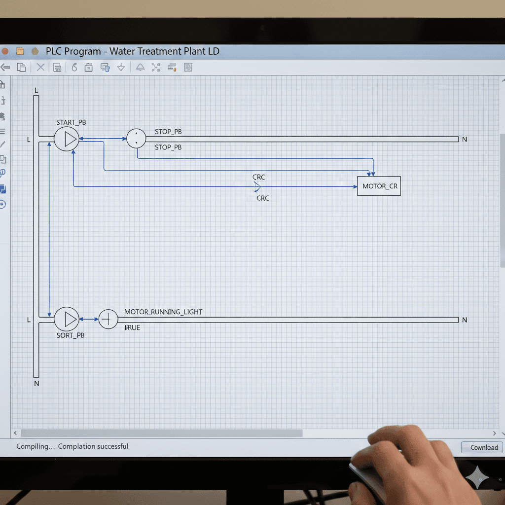 Apa itu PLC dan Fungsi - Ladder Diagram (LD) PLC