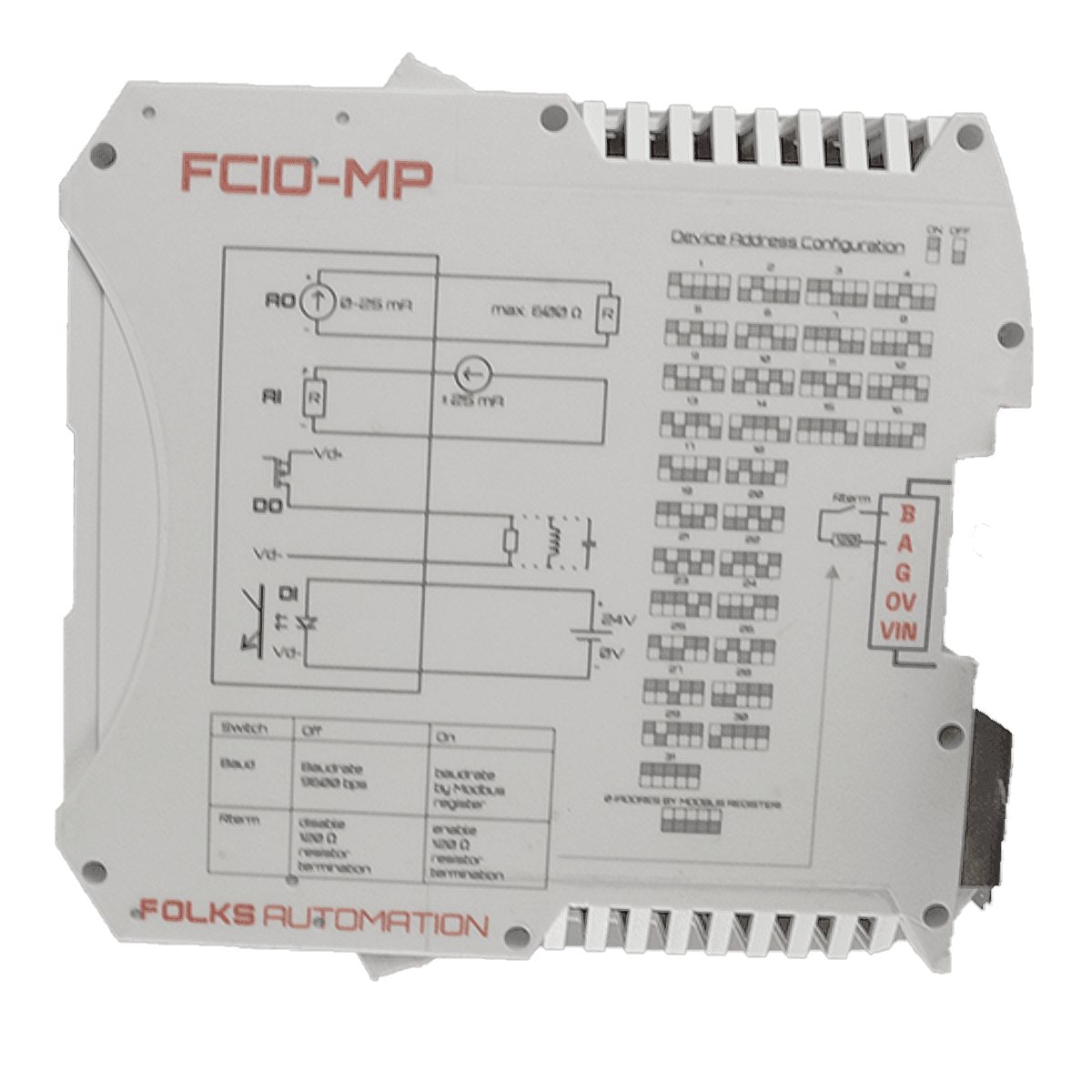 FCIO-MP Module Top