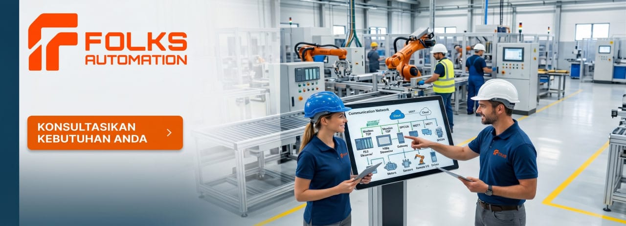 CTA - Folksautomation Protokol komunikasi PLC populer Modbus Profinet Profibus