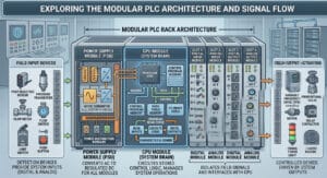 Folks Automation - Komponen utama perangkat PLC CPU, IO & Power Supply