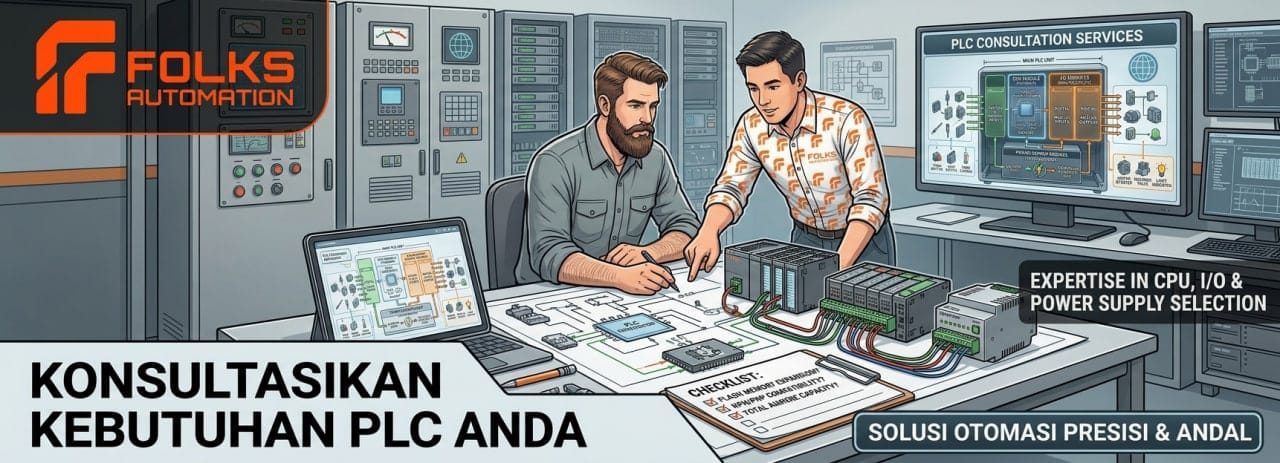 Folks Automation - Komponen utama perangkat PLC