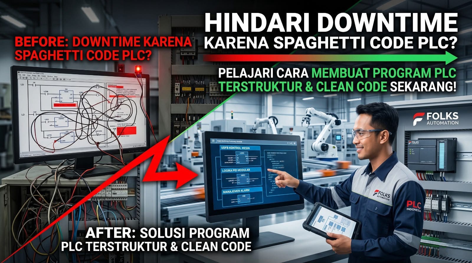 Folks Automation - Cara Membuat Program PLC Terstruktur