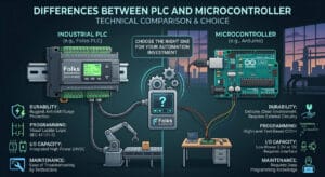 Folks Automation - Difference between PLC and Microcontroller