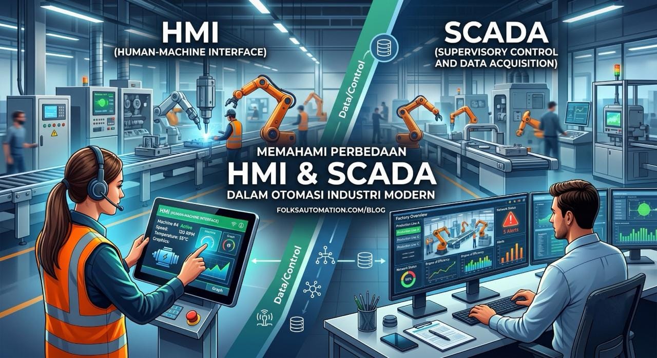 Folks Automation - Perbedaan HMI dan SCADA