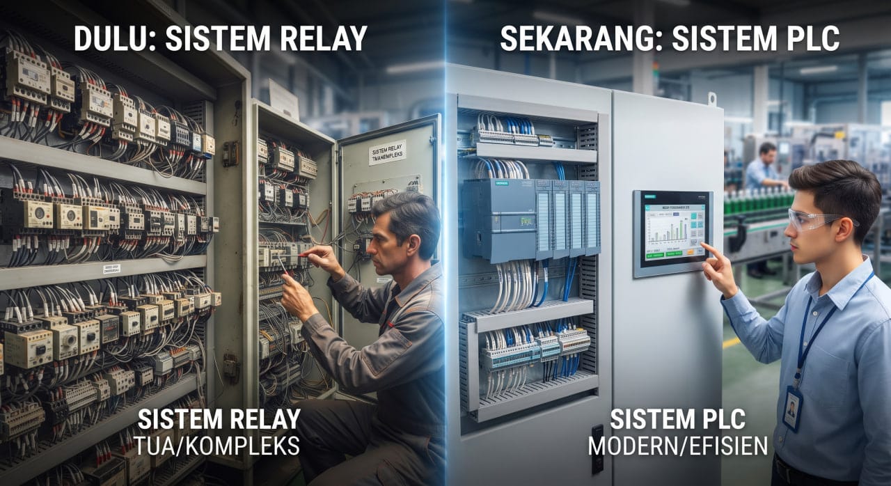 Kelebihan dan Kekurangan PLC dibanding Relay